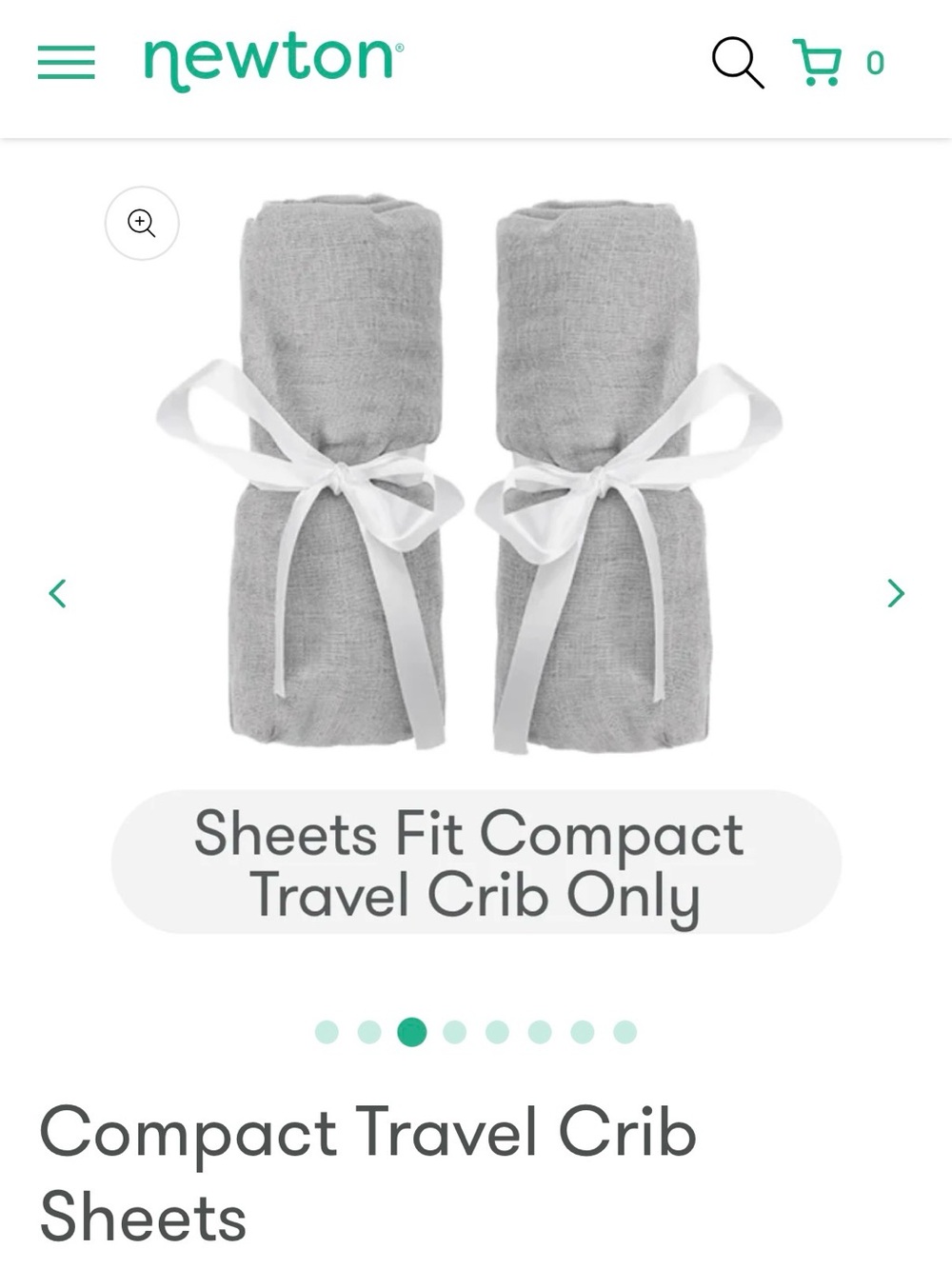 Newton Compact Travel Crib Sheets